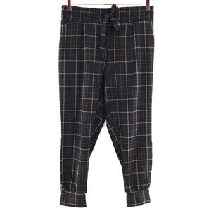 One By Chapter‎ One Jogger Pants Womens L Black Academia Preppy Casual Relaxed